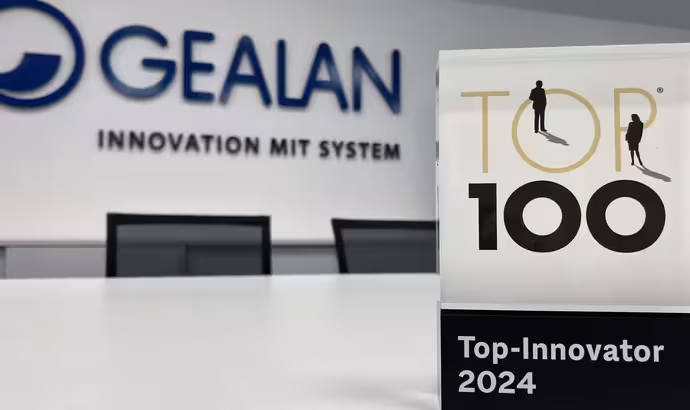GEALAN is one of the TOP 100: Award presented for outstanding innovative strength